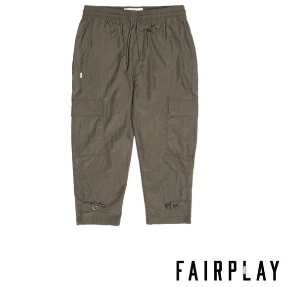 Fairplay Los Angeles NWT Men's Crinkle Nylon Olive VERNON Pants, Size 30 - Picture 1 of 4